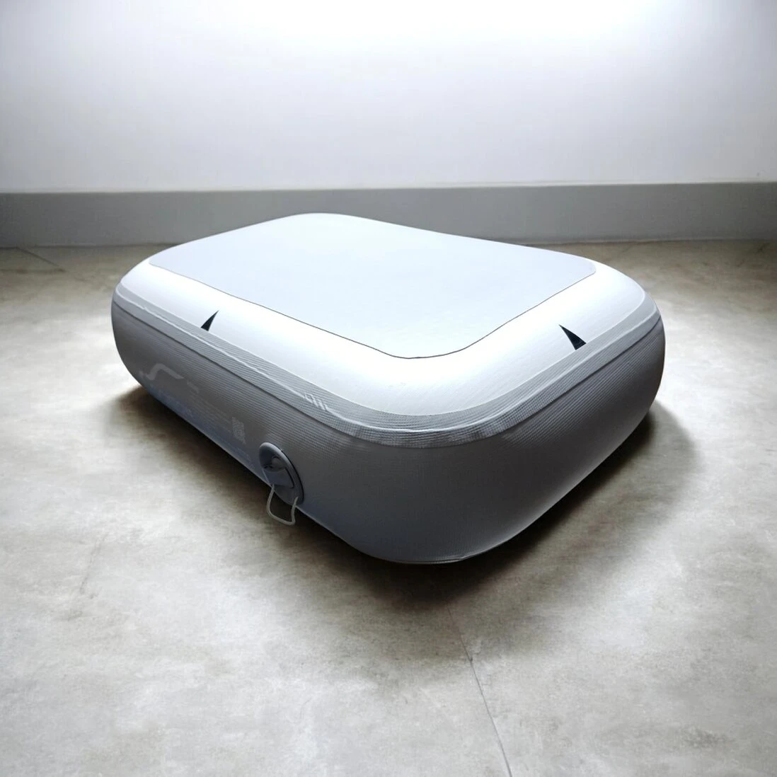 Rechteckiges Kissen-Design sorgt für Stabilität