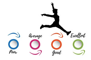 Kundenbewertungen mit Sternen